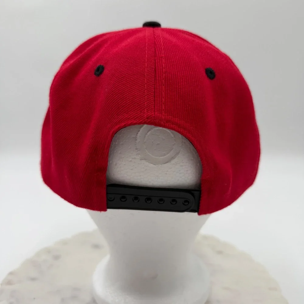 Wet Bandits High Class Snapback Hat Red Black Flat Bill Streetwear Cap Mens OS